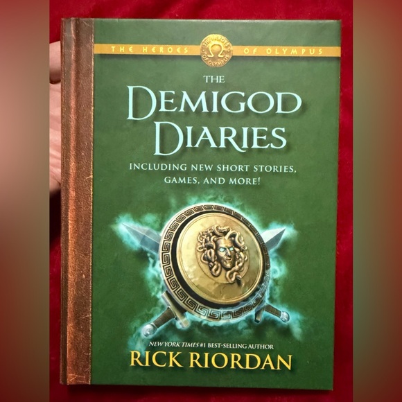 The Demigod Diaries Other - HARDBACK THE DEMIGOD DIARIES YOUNG ADULT BOOK WITH GRAPHICS NO WRITING CREASES